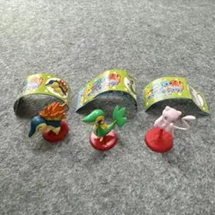 ポケモン チョコエッグ シークレット ミュウ ヒノアラシ ツタージャ