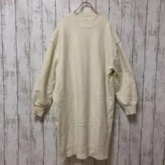 【LOWRYS FARM】ニットロングワンピース【F】厚手生地　暖かい