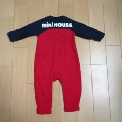 MIKI HOUSE 赤紺ロンパース