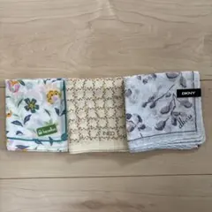 DKNYほかハンカチ　3枚まとめ