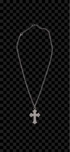 CROSS ROPE CHAIN NECKLACE 男女兼用