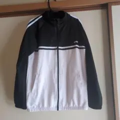 ブラック/ホワイト ジャージ ジャケット