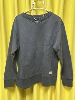 00s 快晴堂　ダークブルー キーネック スウェット