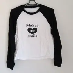 西松屋　女の子　長袖ロゴTシャツ　160センチ