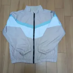 裏起毛キッズジャケット ベージュ/水色/白