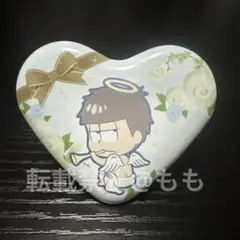 【おそ松さん】一松　一番くじ　ハート型缶バッジ