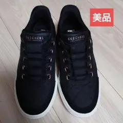 美品SKECHERS Slip-Ins 黒 スニーカー スケッチャーズ ブラック