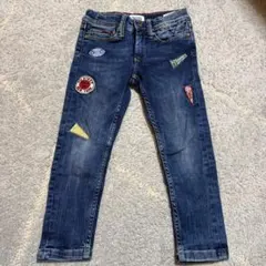 【TOMMY HILFIGER】104センチ デニム ズボン ワッペン付き