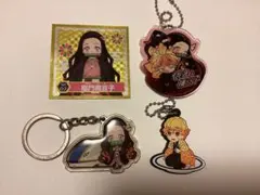 竈門禰豆子 我妻善逸 アクリルキーホルダー 4個セット