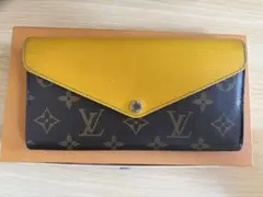 【希少】ルイヴィトン モノグラム×イエロー 長財布 箱・保存袋付き