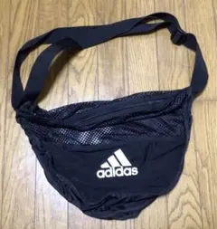 adidas ショルダーバッグ 黒 メッシュ アディダス　カバン