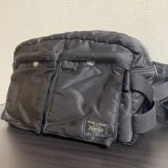 美品 porter ポーター　タンカー　ウエストバッグ　ボディバッグ 黒
