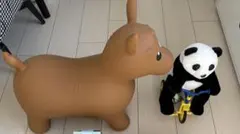 ⭐️美品　チャリパンダ& 乗用ホッピングトイ(馬)