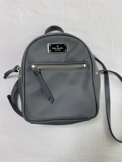 kate spade グレー ミニリュック