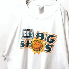 ギルダン ディックススポーティンググッズ ロゴ Tシャツ ホワイト白XL古着