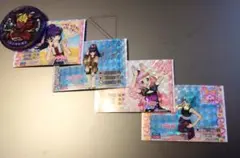 プリパラ トモチケ 4枚セット　2 しゅうか　あじみ　コスモ