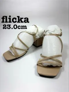 【Ｓサイズ】 flicka フリッカ ミュール ヒール シューズのサムネイル