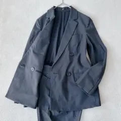 2024年✨プラステ　スーツ　ダブルブレスト　セットアップ　パンツ　洗える◎ M