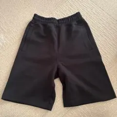 UNIQLO C スウェットワイドショーツ XS ブラック