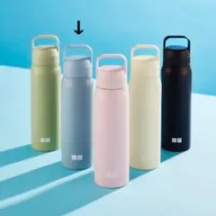 【新品未使用】炭酸対応ステンレスボトル ブルー ユニクロ
