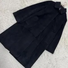 L相当 着丈128cm◎ラルフローレン アンゴラ ロングコート ブラウン 11号 L相当 着丈128cm◎ラルフローレン アンゴラ ロングコート ブラウン 11