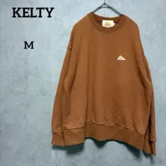 ケルティ　KELTY ブラウン スウェット M バックプリント