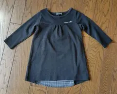 bebe 七分袖 ワンピース チェック柄