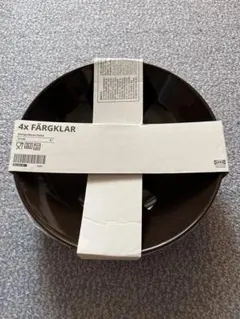 IKEA FARGKLAR 深皿　グロスブラウン4枚セット23cmのサムネイル