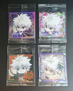 《未開封品》HUNTER×HUNTERシールウエハース　キルア4枚セット