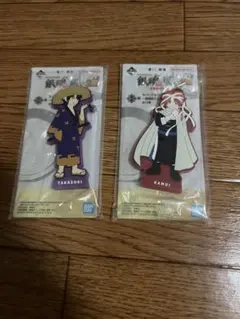 一番くじ　銀魂　H賞　ラバースタンド　2点