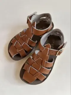 【極美品】ソルトウォーター キッズ用 サンダル ブラウン CH-9