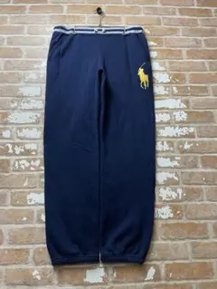 POLO RALPH LAUREN スウェットパンツ　現行　ネイビー　刺繍　XL