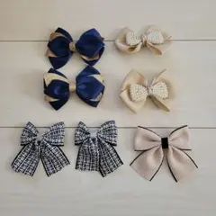 【卒園式入園式に】ヘアアクセサリー　リボンセット