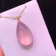 ⭐︎【天然】スターローズクォーツ ペンダントトップ k18
