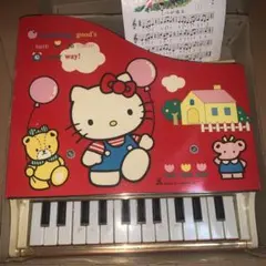 キティちゃん グランド ピアノ サンリオ インテリア 昭和レトロ 当時物