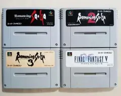 スーパーファミコン　スクウェア4本セット 動作確認済み