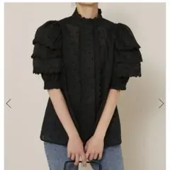 Acka. tweed peplum tops - メルカリ