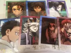 鬼滅の刃 トレーディング箔押しブロマイド 無限城編ver.7枚セット