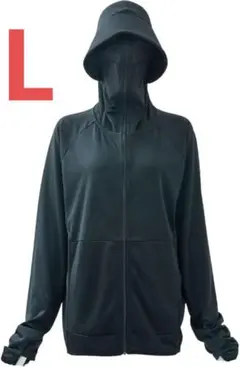 2026モデルLサイズワークマンクールUVサンシェードパーカーEX＋黒