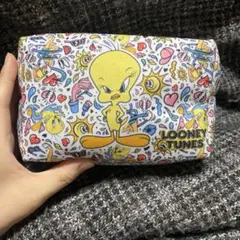 ルーニーテューンズ　ポーチ　筆箱　ペンケース　ポーチ　鳥　ひよこのサムネイル
