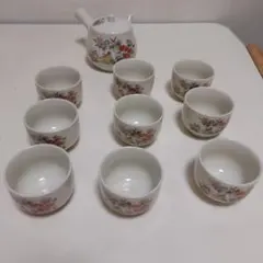 九谷焼　急須と湯飲み9点セット