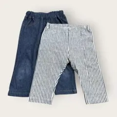 ユニクロ ブリーズ 七分丈 レギンス 100cm 2枚セット