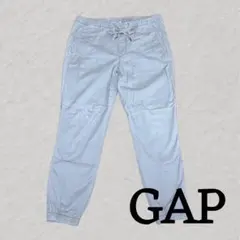 GAP メンズ イージーパンツ ウエストゴム グレー ジョガーパンツ 薄手