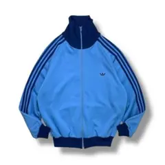 70s 80s adidas デサント製 ジャージ トラックジャケット 4号