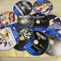 ジャンク品　動作未確認　ps4 10本セット　グラセフ　モンハン　パワプロ