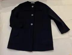 KNOTT トゥモローランド ネイビー ウール コート