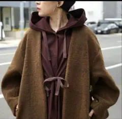 クラネ　ミリタリーボアコート