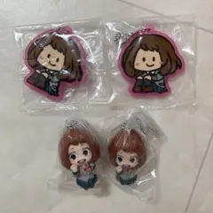 僕のヒーローアカデミア　ヒロアカ　麗日　お茶子　でふぉフィグ　キーホルダー