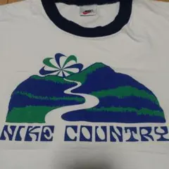 90年代 ヴィンテージ ナイキ 銀タグ 風車 スウッシュ リンガー Teeシャツ