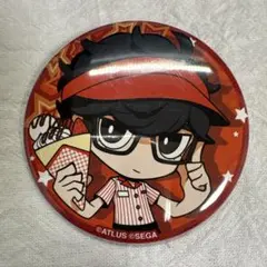 ペルソナ5タクティカ マリオンクレープ コラボ 缶バッジ 主人公